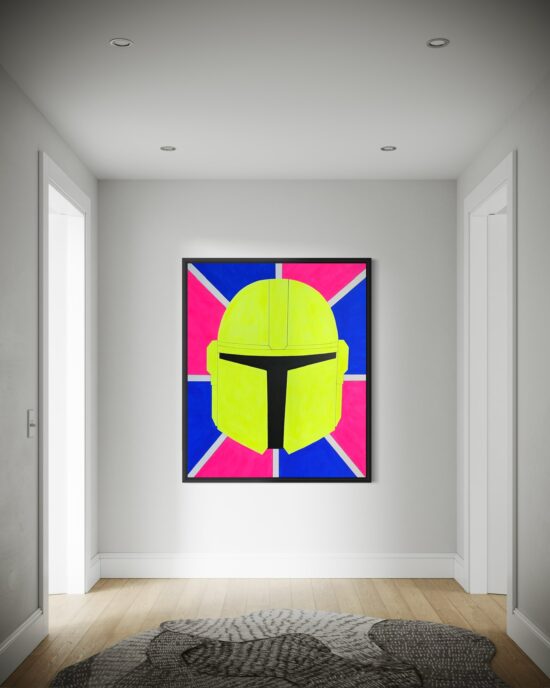 Pop Art Warrior Yellow