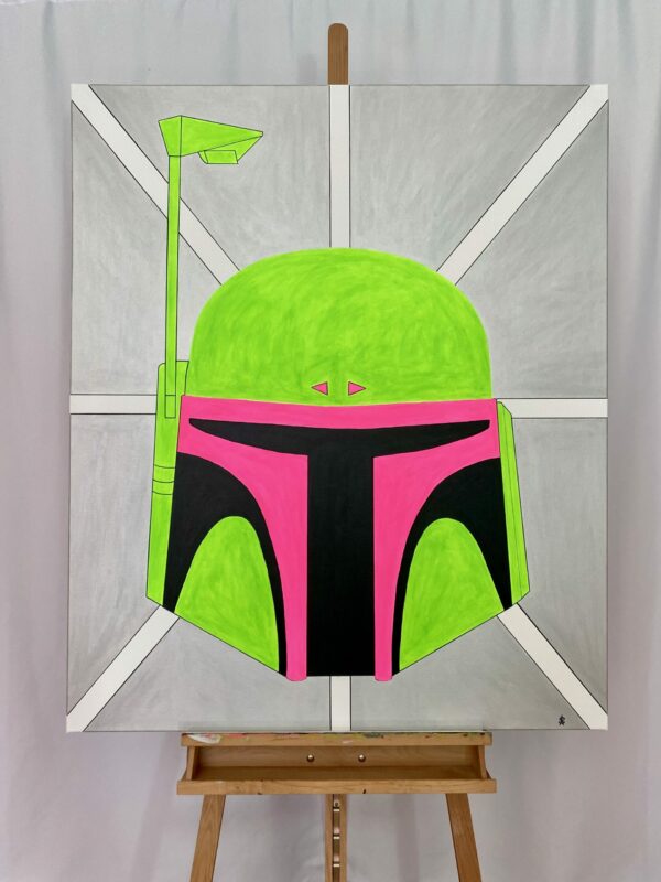 Pop Art Warrior Green – Bild 3