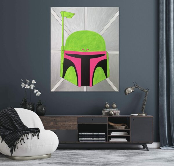 Pop Art Warrior Green – Bild 2