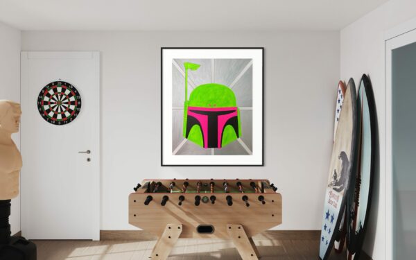 Pop Art Warrior Green – Bild 6
