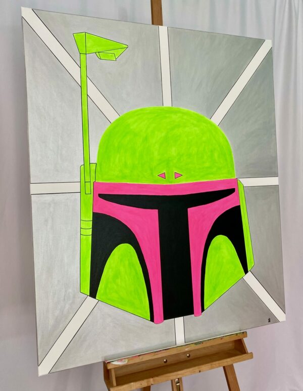 Pop Art Warrior Green – Bild 4