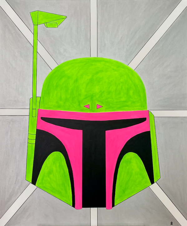 Pop Art Warrior Green – Bild 5
