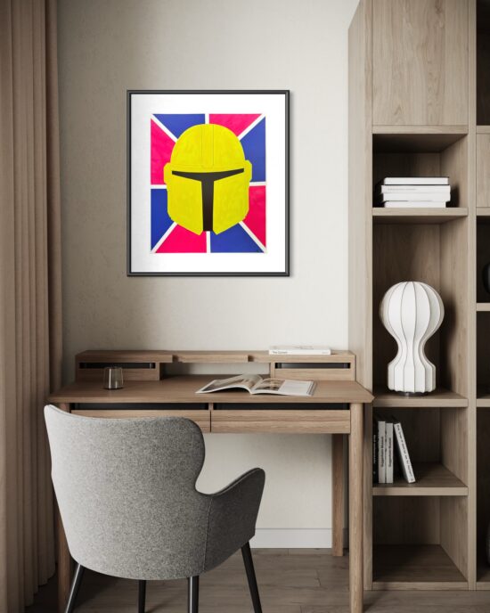 Pop Art Warrior Yellow