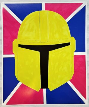 Pop Art Warrior Yellow