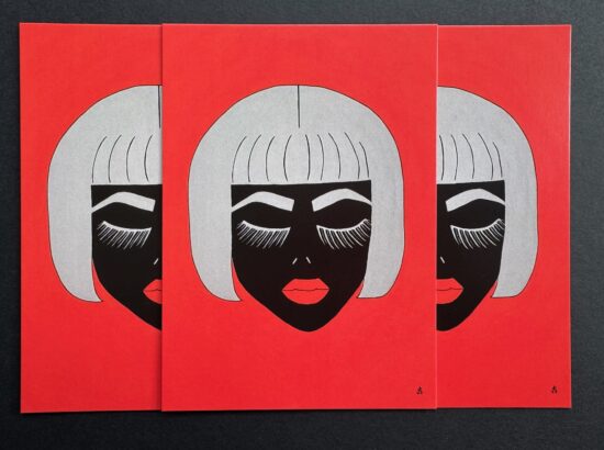 Postkarte Miss Yin